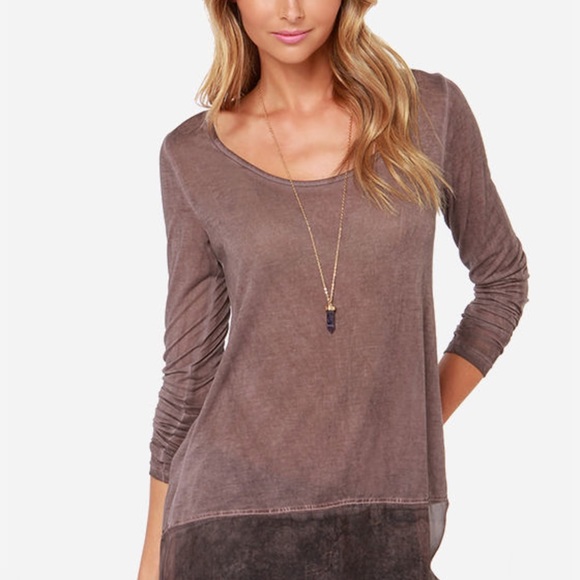 136. Lulus Black Swan Dooriya Sable Long Sleeve Top Small - Picture 3 of 11